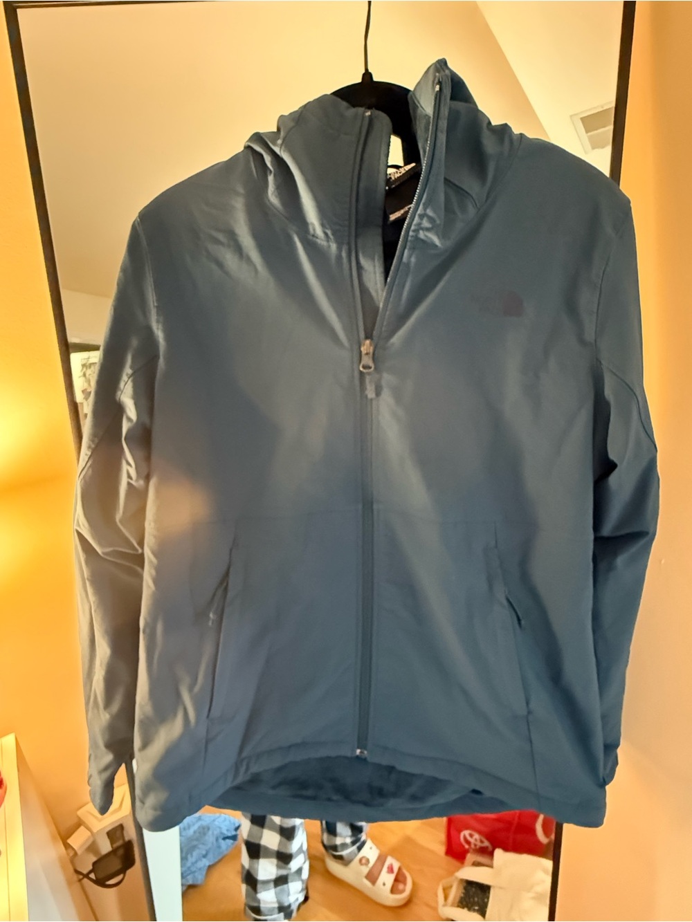 The North Face women Hooded shell Jacket in Slate Blue
